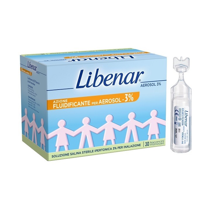 Libenar Iper Soluzione Salina Ipertonica 3% 30 flaconcini da 4 ml