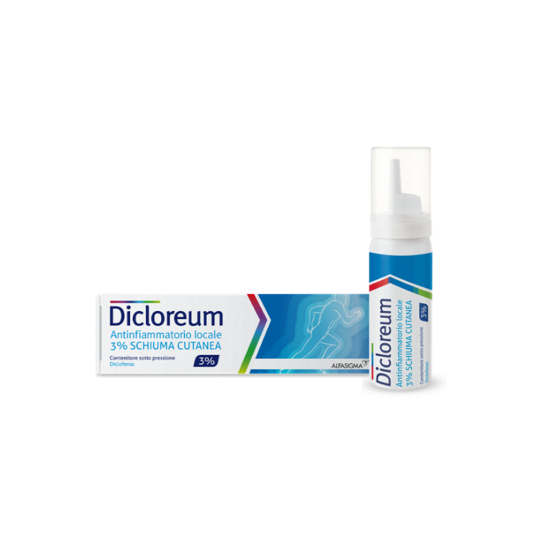 Dicloreum Ant Loc Schiuma Cutanea 50 g | FarmaLùmina