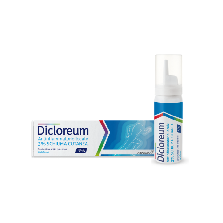 Dicloreum Ant Loc Schiuma Cutanea 50 g
