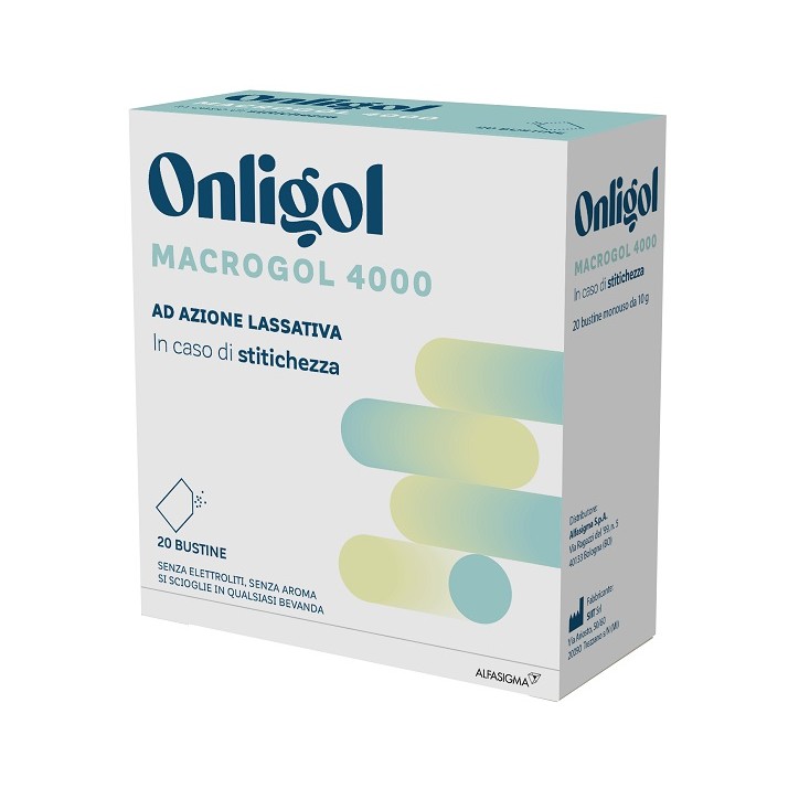 Onligol Macrogol 4000 20 Bustine 10 g