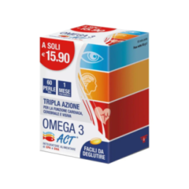 Omega 3 Act 540mg - Integratore per il Cuore e il Cervello