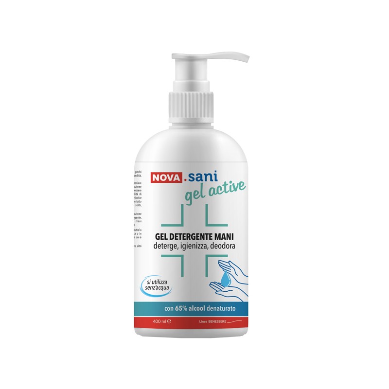 Nova Sanigel Active Gel Detergente Mani 400 ml | FarmaLùmina