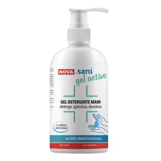 Nova Sanigel Active Gel Detergente Mani 400 ml | FarmaLùmina