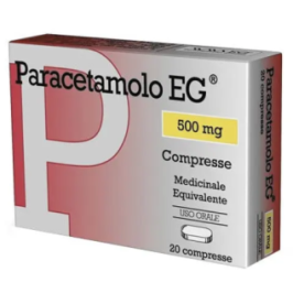 PARACETAMOLO EG 500MG - 20 Compresse | Mefarma