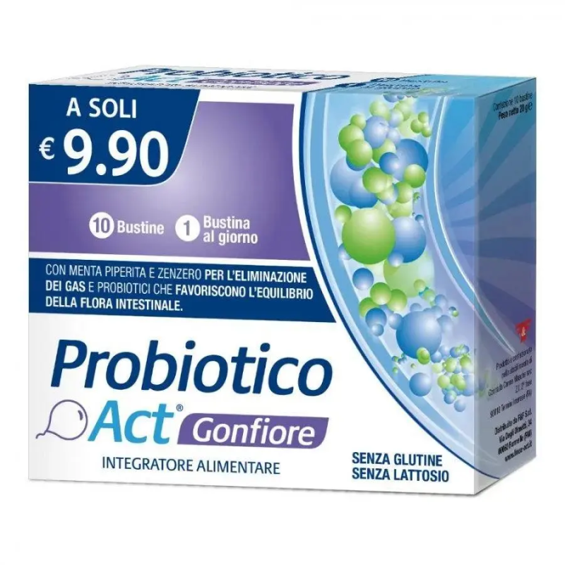 Probiotico Act Gonfiore