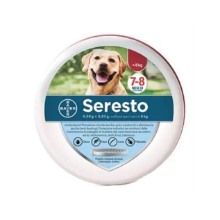 SERESTO Collare Antiparassitario per Cani  8kg | Protezione Duratura