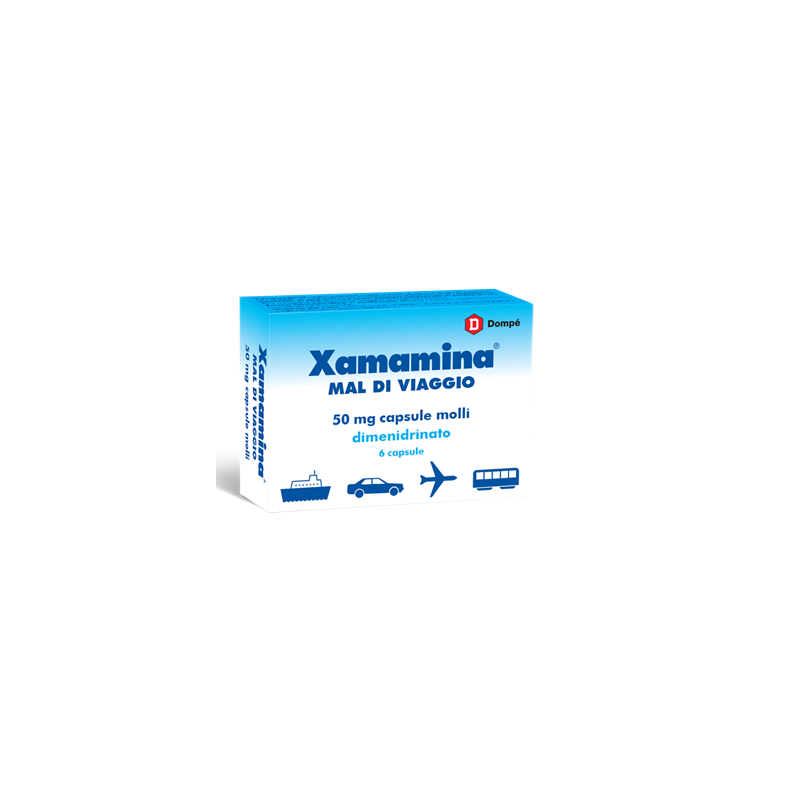 Xamamina 50 mg Capsule Molli 6 pz | FarmaLùmina