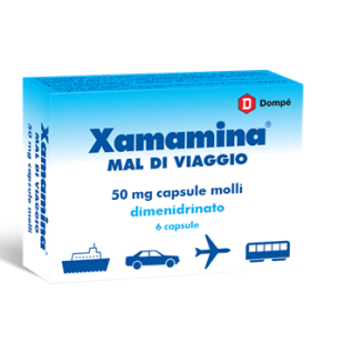 Xamamina 50 mg Capsule Molli 6 pz | FarmaLùmina