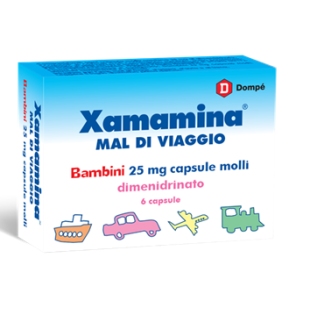 Xamamina Bambini 25 mg Capsule Molli 6 pz | FarmaLùmina