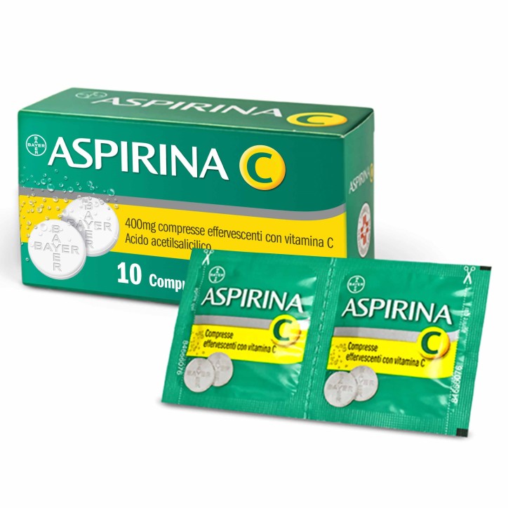 Aspirina C Compresse Effervescenti 400 mg 10 pezzi