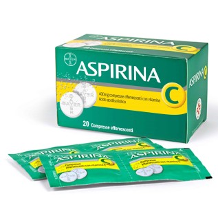 Aspirina C Compresse Effervescenti 400 mg 20 pz | FarmaLùmina