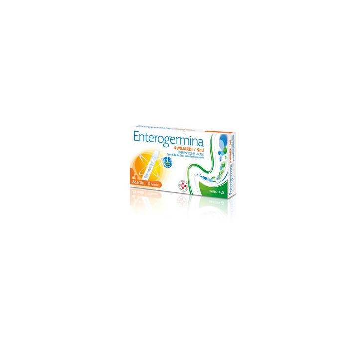 Enterogermina Sospensione Orale 4 Miliardi/5 ml 10 Flaconcini
