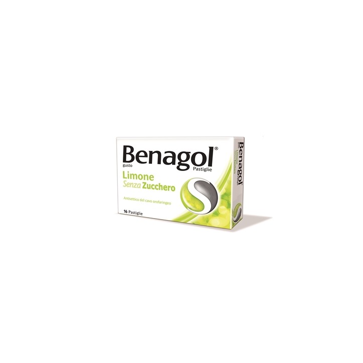 Benagol Gola Pastiglie Gusto Limone Senza Zucchero 16 pastiglie