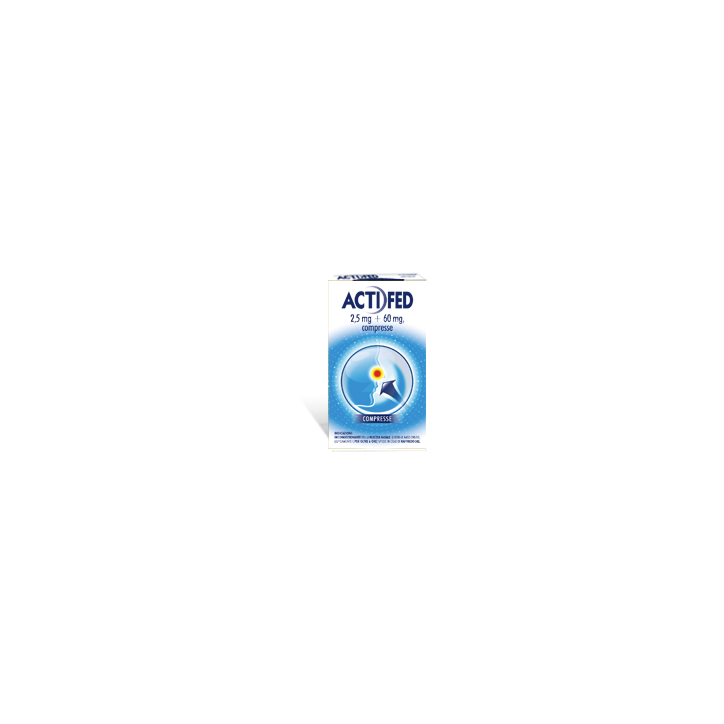 Actifed 2,5 mg + 60 mg Compresse 12 pezzi