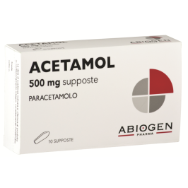 Acetamol 500 mg Supposte 10 pz | FarmaLùmina