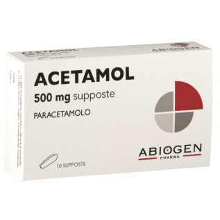 Acetamol 500 mg Supposte 10 pz | FarmaLùmina