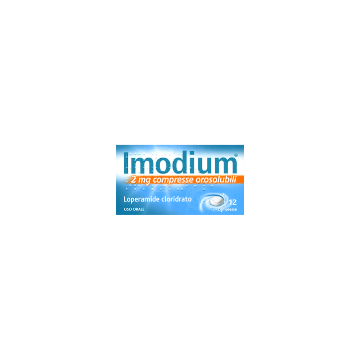 Imodium Compresse Orosolubili 2 mg 12 pezzi