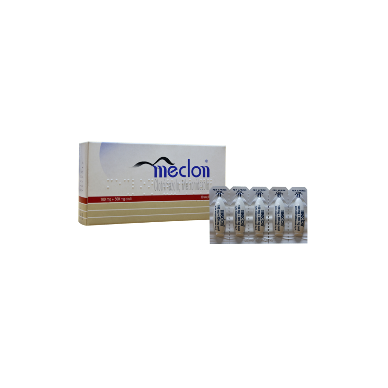 Meclon Ovuli 100 mg + 500 mg 10 pz | FarmaLùmina