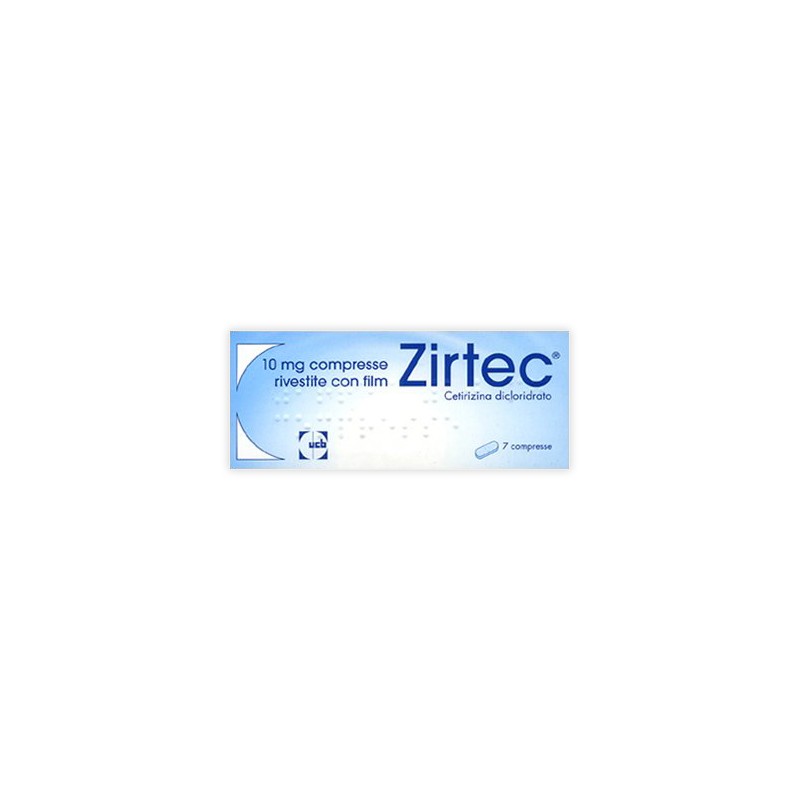 Zirtec 10 mg Compresse Rivestite con Film 7 pz | FarmaLùmina