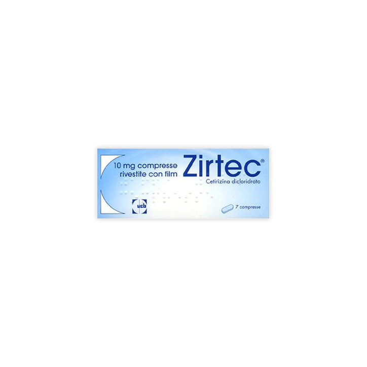 Zirtec 10 mg Compresse Rivestite con Film 7 pezzi