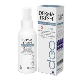 Dermafresh Alfa Latte - Deodorante Senza Alcool per Pelle Sensibile