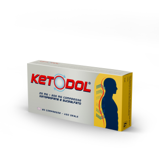 Ketodol 25 mg + 200 mg Compresse 20 pz | FarmaLùmina