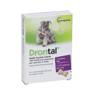 DRONTAL Multi Aroma Carne per Cani - Antielmintico Efficace