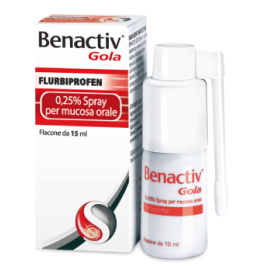 Benactiv Gola Spray per Mucosa Orale 15 ml | FarmaLùmina