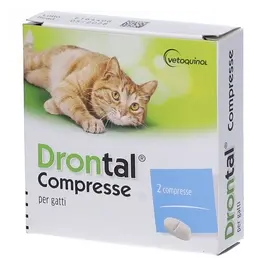 Drontal Gatto 2 Compresse | Antielmintico per Gatti