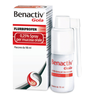 Benactiv Gola Spray per Mucosa Orale 15 ml | FarmaLùmina