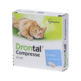 Drontal Gatto 2 Compresse | Antielmintico per Gatti
