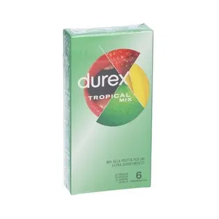 Durex Tropical Easy On - Preservativi Aromatizzati 6pz