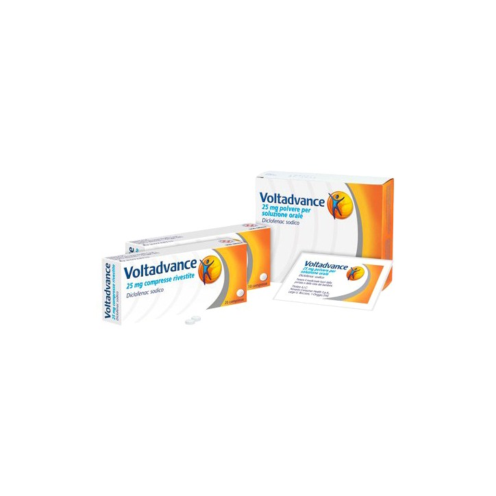 Voltadvance Polvere per Soluzione Orale 25 mg 20 bustine