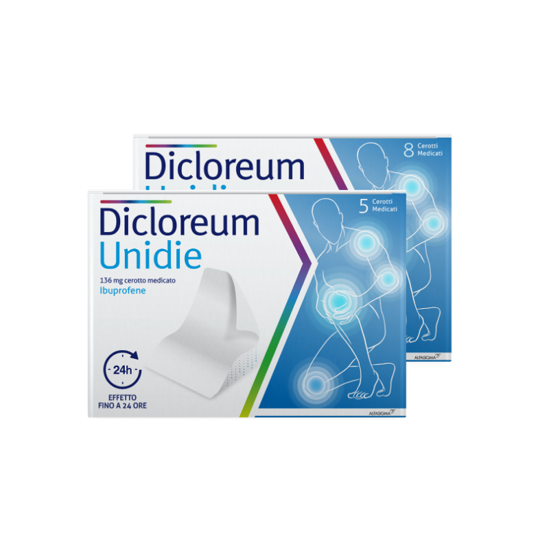 Dicloreum Cerotto Medicato 5 pz | FarmaLùmina