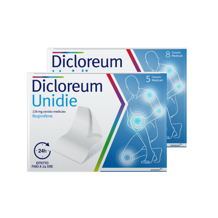 Dicloreum Unidie Cerotto Medicato 5 pezzi