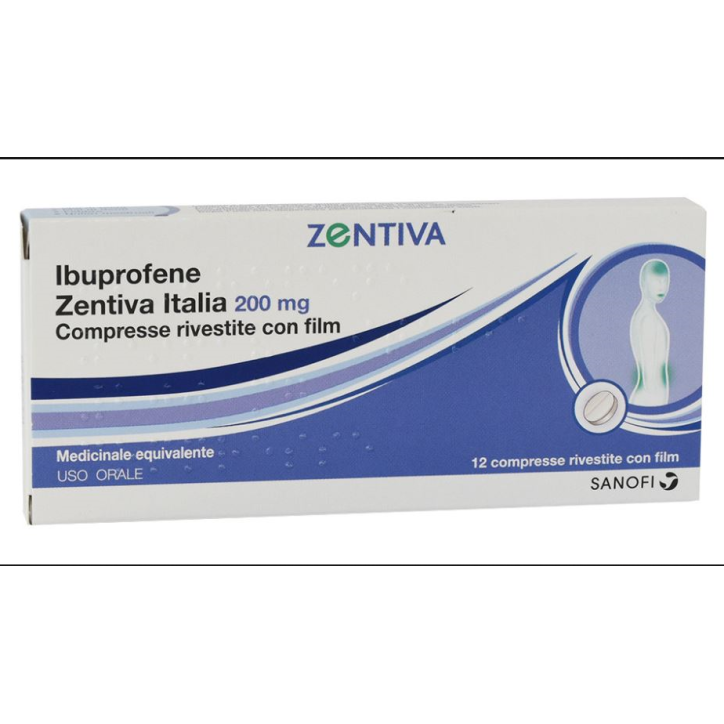 Zentiva Ibuprofene 200 mg 12 pezzi