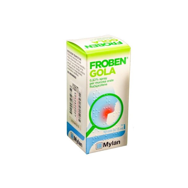 Froben Gola Spray per Mucosa Orale 15 ml