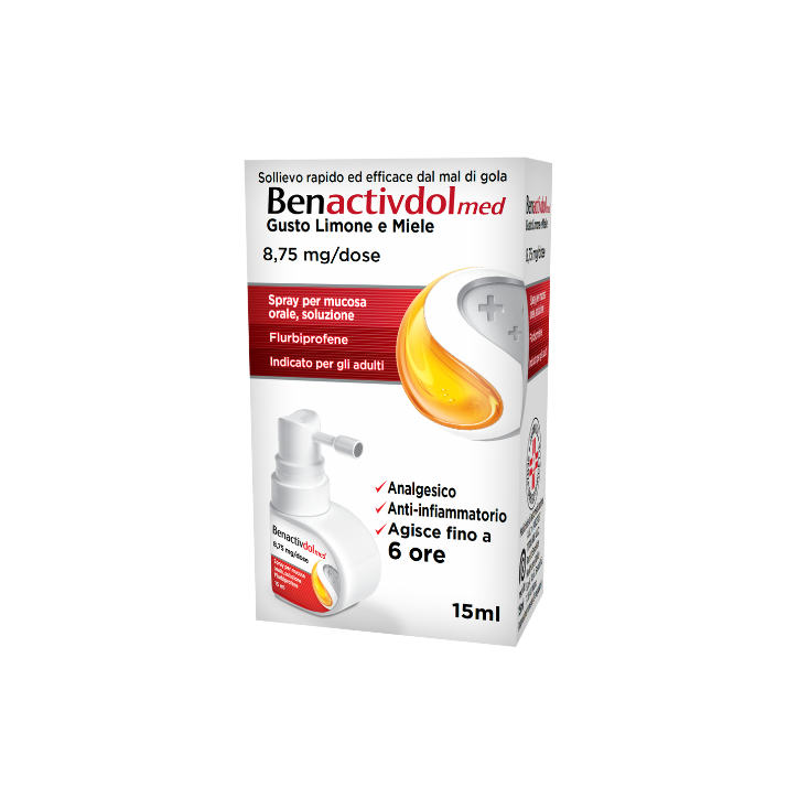Spray per Mucosa Orale Gusto Limone e Miele 15 ml