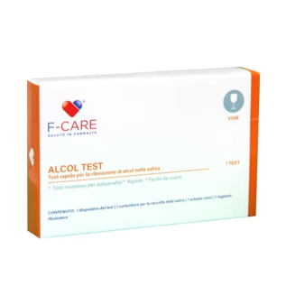 F Care Alcool Test Rapido - Test Rilevazione Alcol Saliva