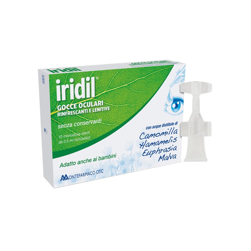 Iridina Gocce Oculari 10 amp 0,5 ml | FarmaLùmina