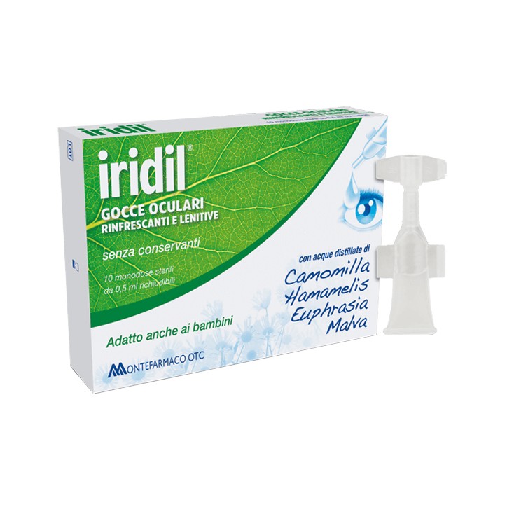 Iridina Iridil Gocce Oculari 10 Ampolle Monodose 0,5 ml