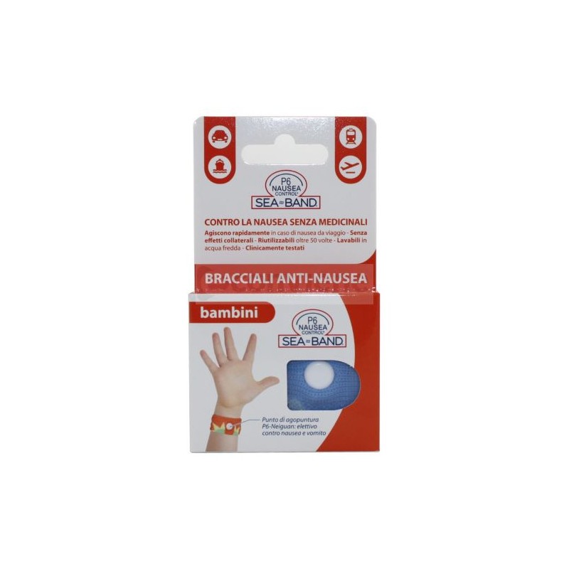 P6 Nausea Control Bracciale Anti Nausea 2 pz | FarmaLùmina