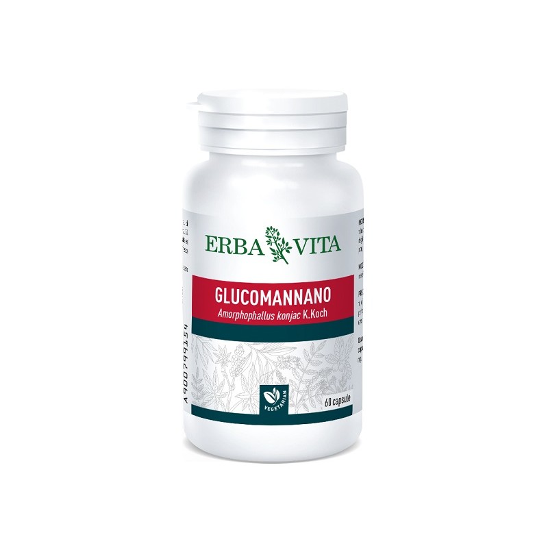 Erba Vita Glucomannano 60 capsule | FarmaLùmina
