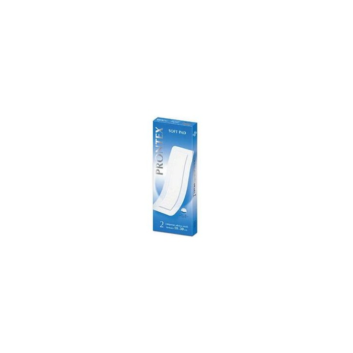 Prontex Garza Compressa Soft Pad 10x30 cm 2 pezzi