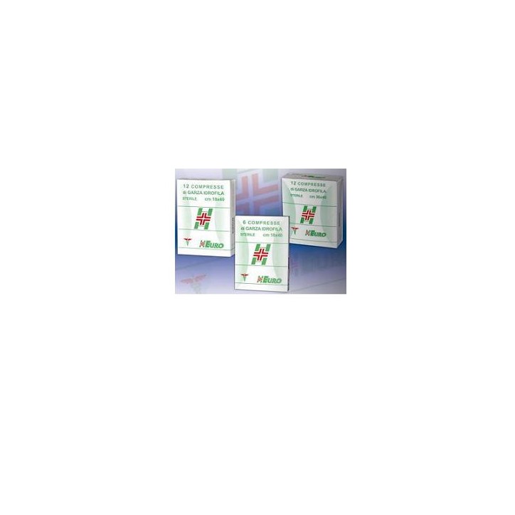 Cura Farma Garza Compressa Sterile Curamed 12/8 18x40 cm 12 pezzi
