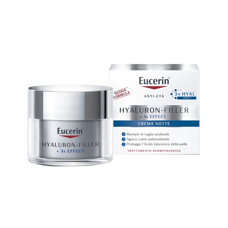 Eucerin Hyaluron-Filler Crema Notte 50 ml | FarmaLùmina
