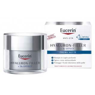 Eucerin Hyaluron-Filler Crema Notte 50 ml | FarmaLùmina
