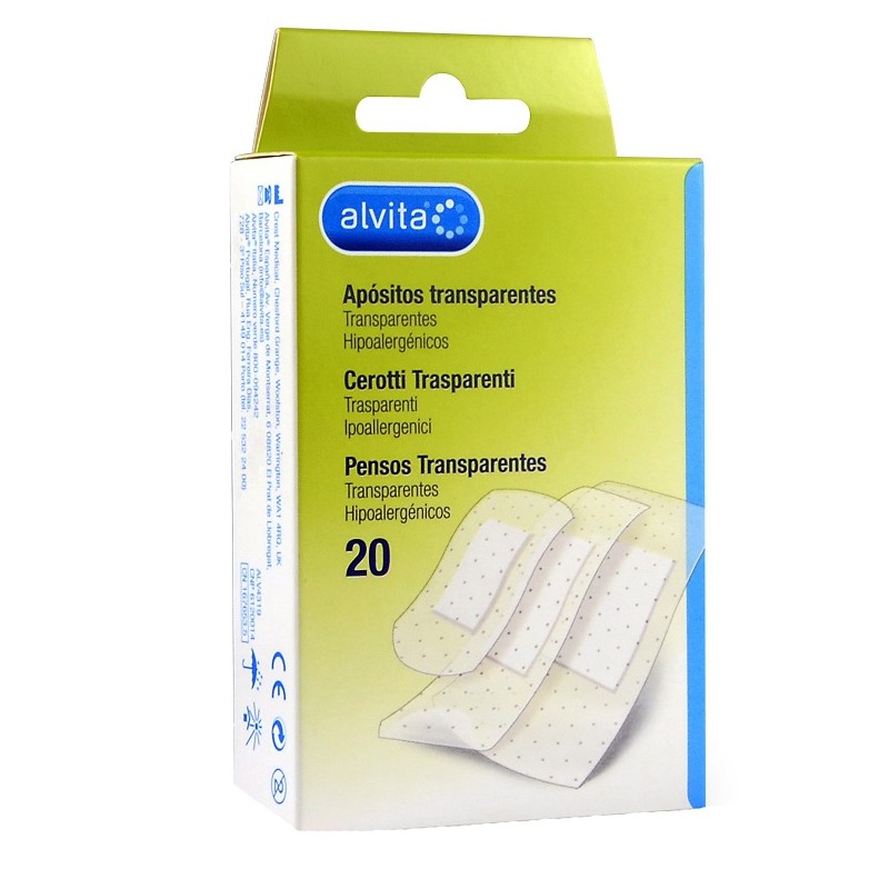 Alvita Cerotto Trasparente 20 pz | FarmaLùmina