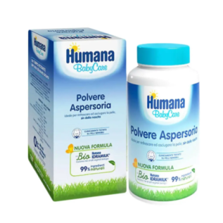 Humana Baby Care Polvere Aspersoria - Rinfrescante e Lenitiva