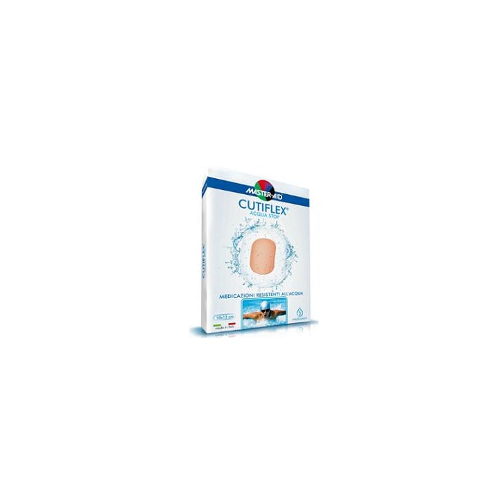 Master Aid Cutiflex Medicazione Autoadesiva Trasparente Impermeabile 7x5 cm 5 pezzi